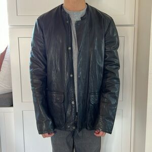 The Row Men Leather Jacket